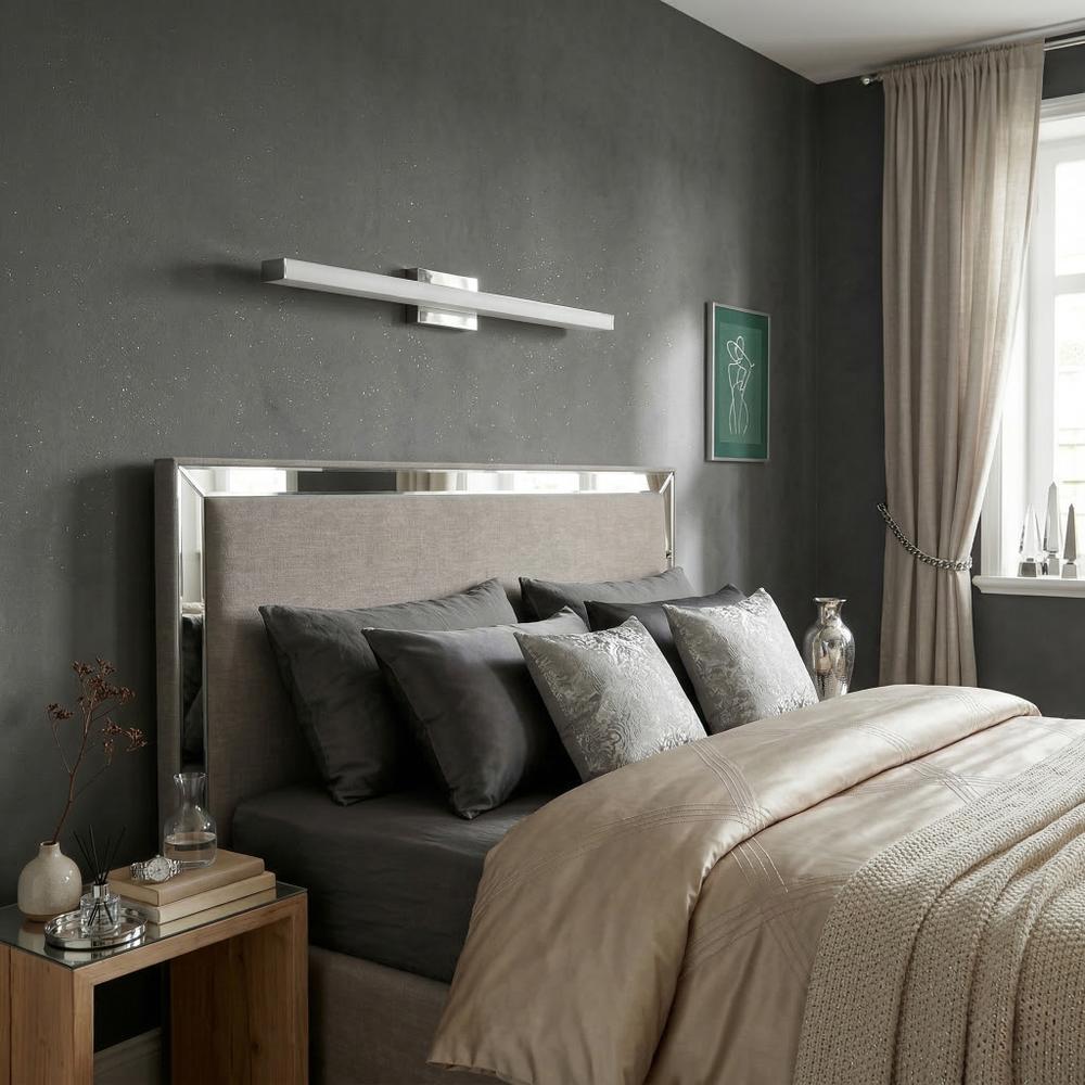 ΦΩΤΙΣΤΙΚΟ ΤΟΙΧΟΥ ΜΠΑΝΙΟΥ LED 80CM APP1847-1W CHROM