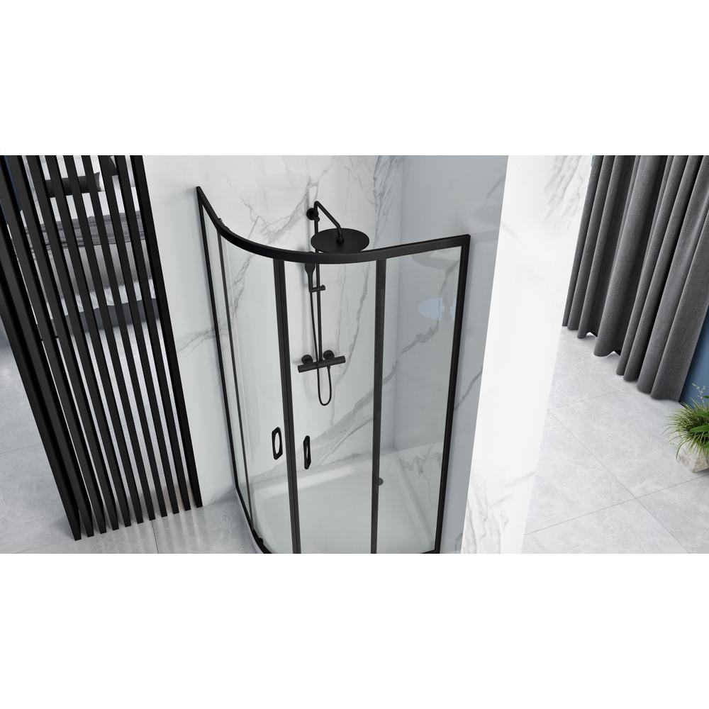 Душова кабіна REA Look Black 80x80