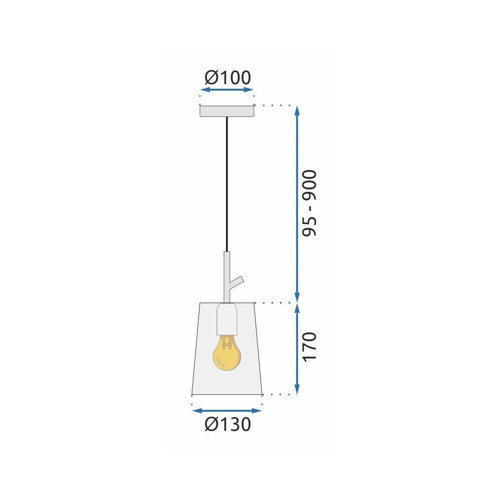Deckenlampe  APP1036-1CP