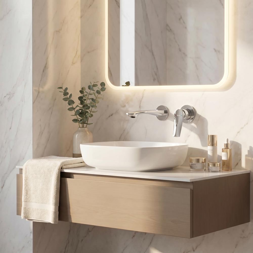 Falsík alatti mosdócsaptelep REA VISION Chrome + BOX