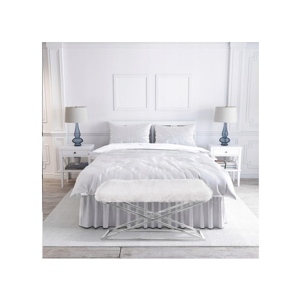 Ławka Siedzisko Białe BC-1518-1