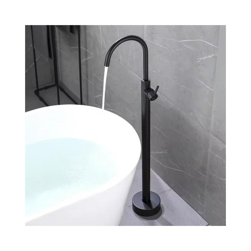 Torneira para lavatório de piso Rea Lungo Ortis, preta