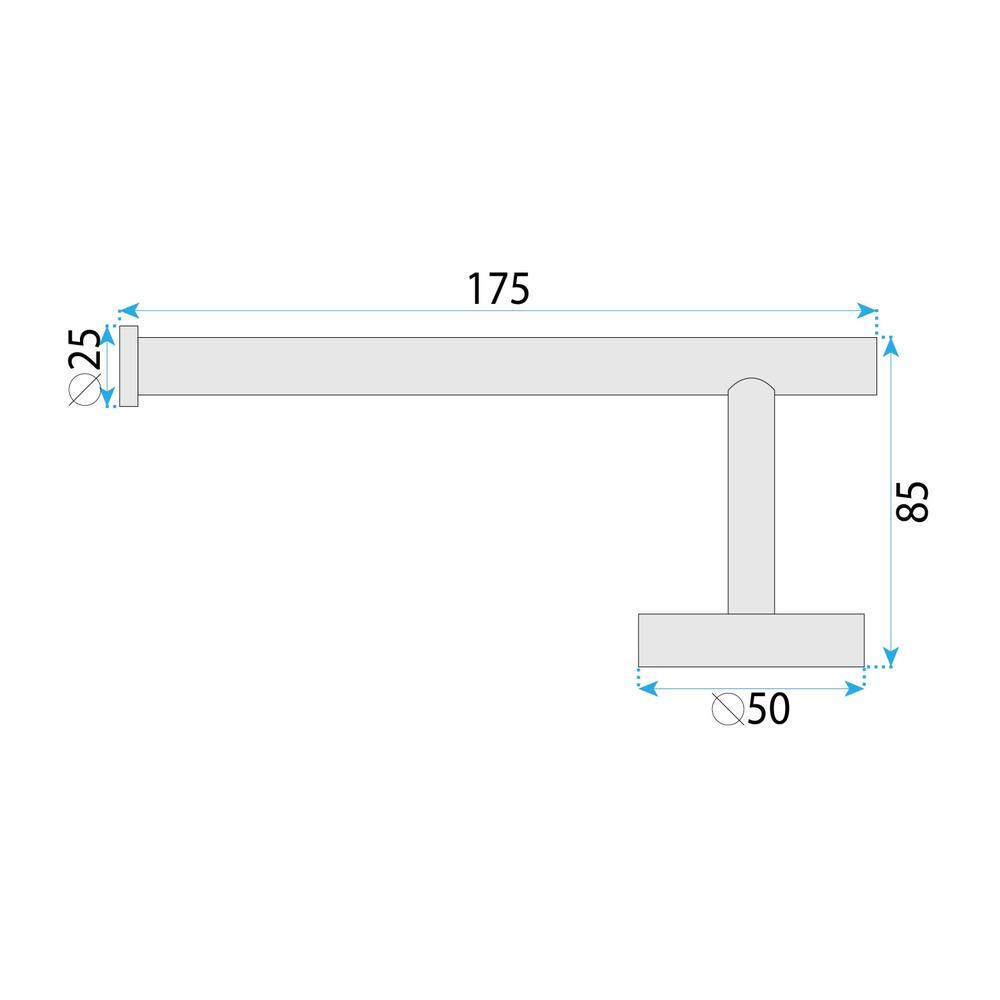 UCHWYT NA PAPIER TOALETOWY 6611 Modern Miedź
