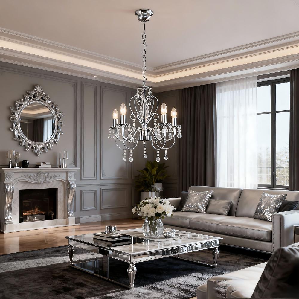 Deckenleuchte EBT008-5CP CHROME