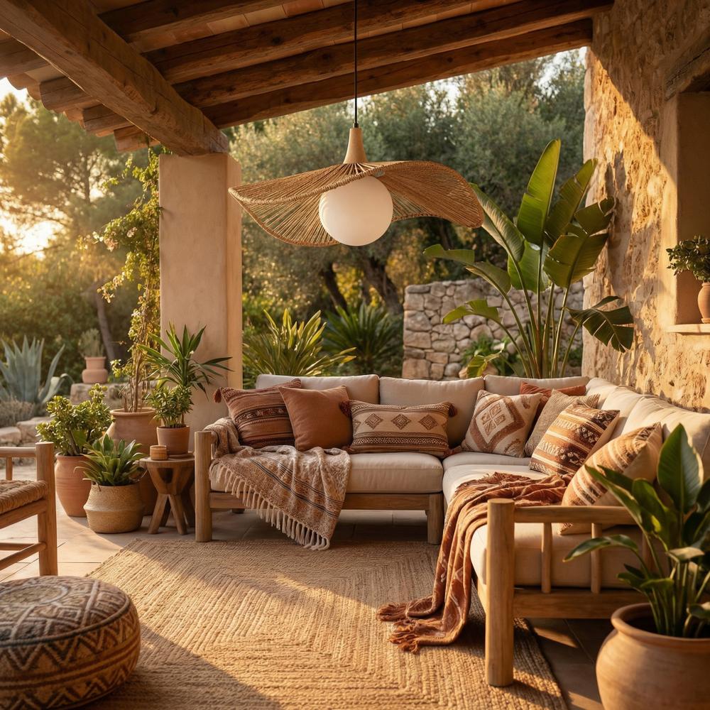 Lampa sufitowa wisząca boho APP1932-1CP 50CM