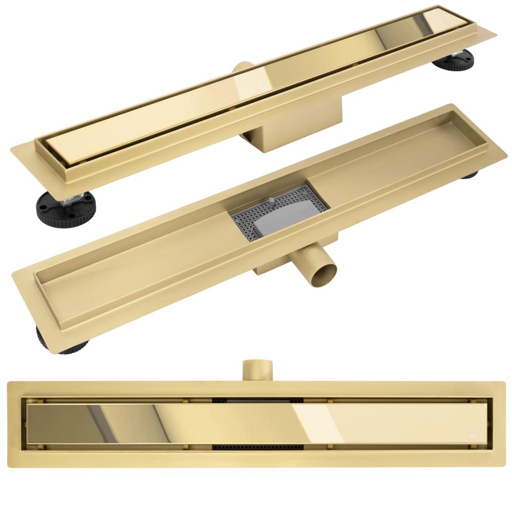 Odpływ Liniowy REA Neox Złoty 70