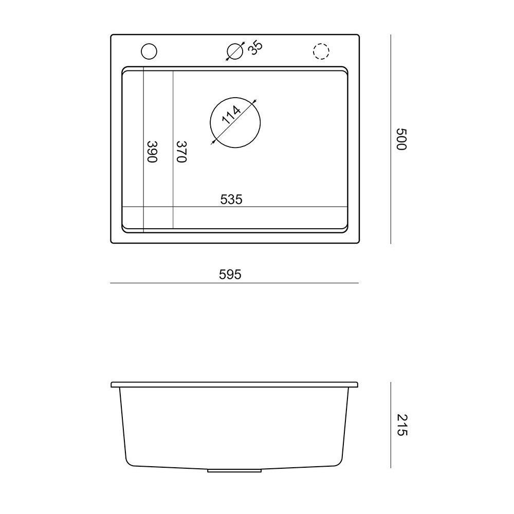 гранитная мойка KURT 110 WORKSTATION BEIGE