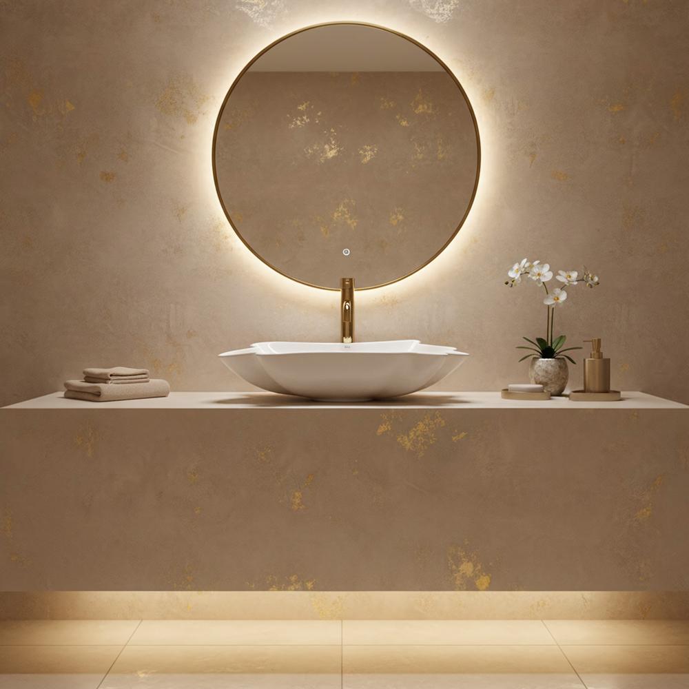 Умивальник на стільницю REA Infinity + Донний клапан  Click-Clack