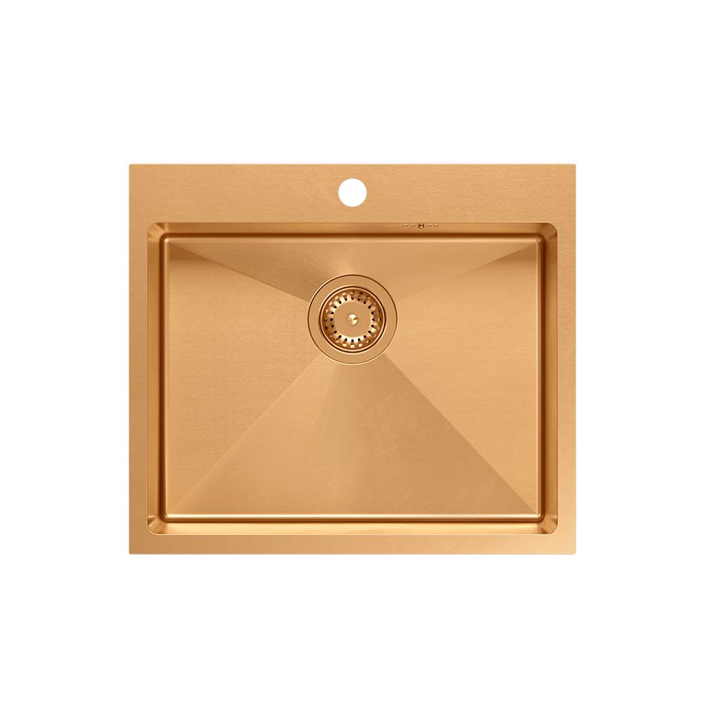 Стальная мойка для кухни RUSSEL 110 Copper