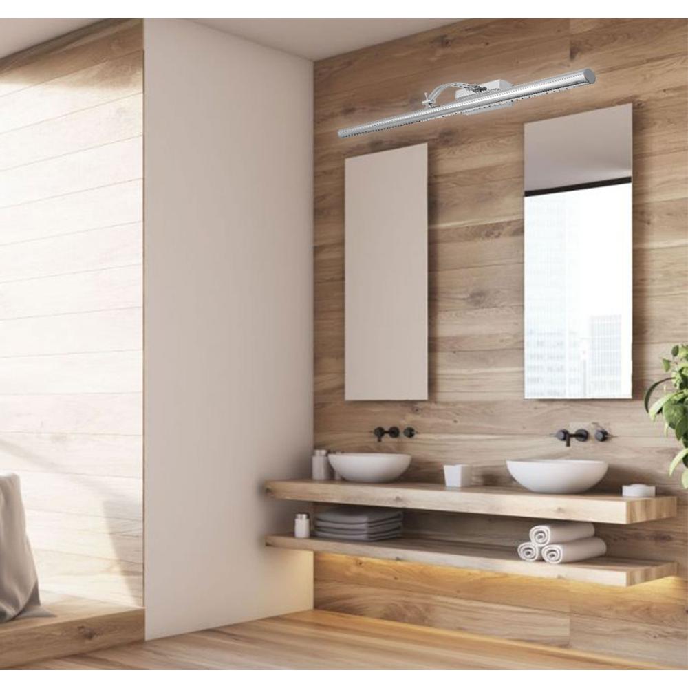 LED VANNITOA SEINALAMP ÜLE PEEGLI 9W 70CM APP366-1W KROOMITUD