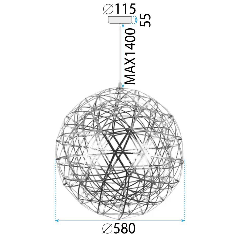 Hängelampe APP1505-CP GOLD