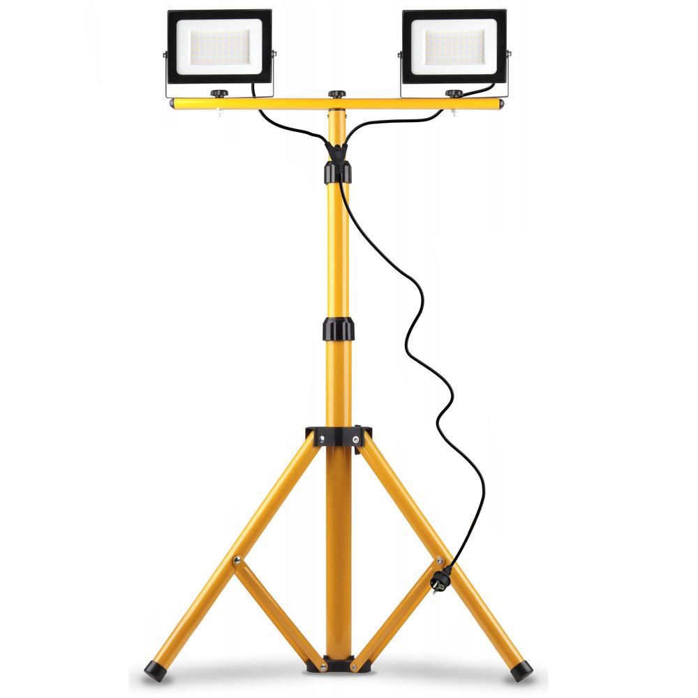 Halogen LED budowlany na statywie RSL005-2x50N