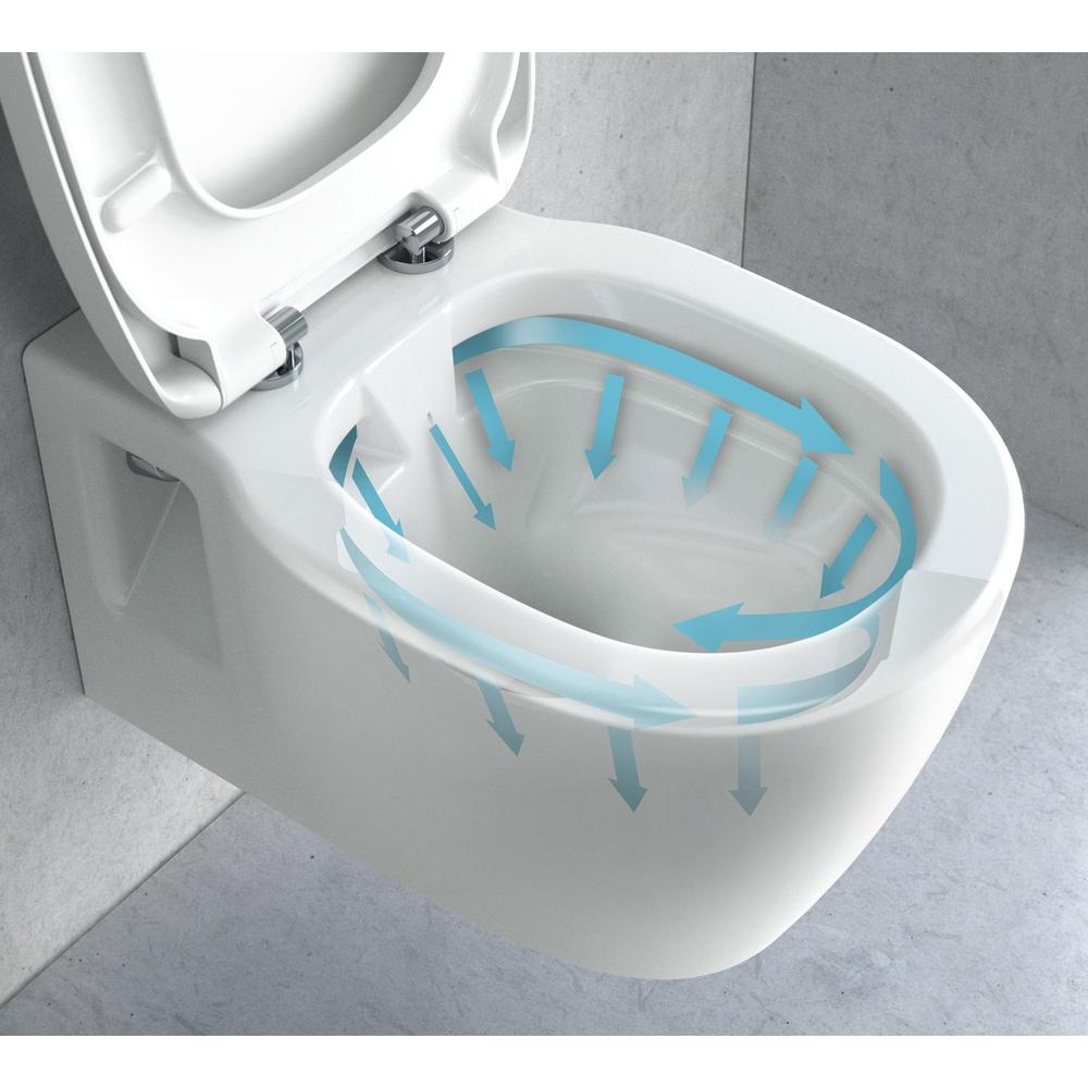 Set WC vaso + BIDET CARTER BIANCO SOSPESO