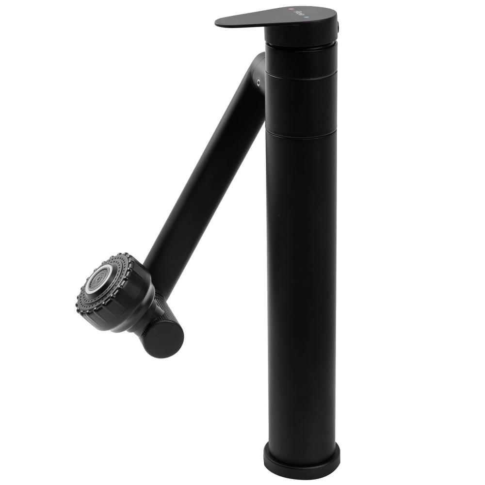 Bathroom faucet Rea PACO Black High