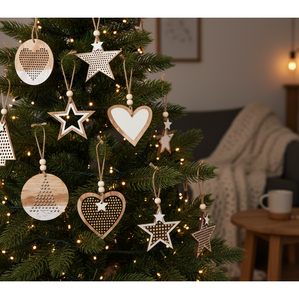 Dekoracje świąteczne 311366 mix 8szt