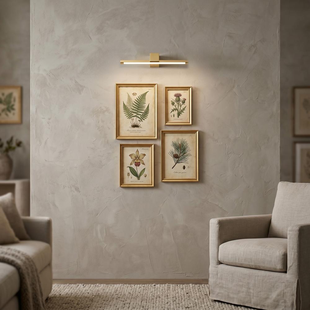 Aplică LED pentru baie SWE043-1W 40cm GOLD