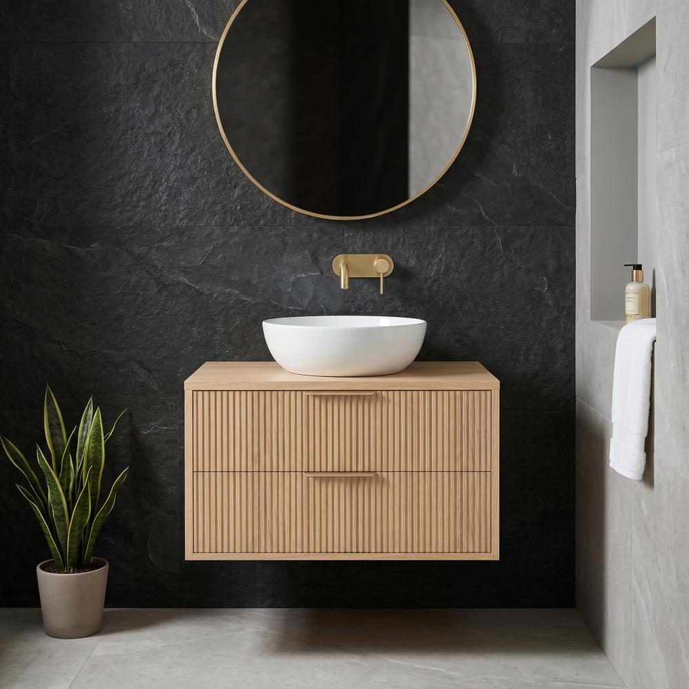 Шкаф за мивка Rea Mono 80cm Beige