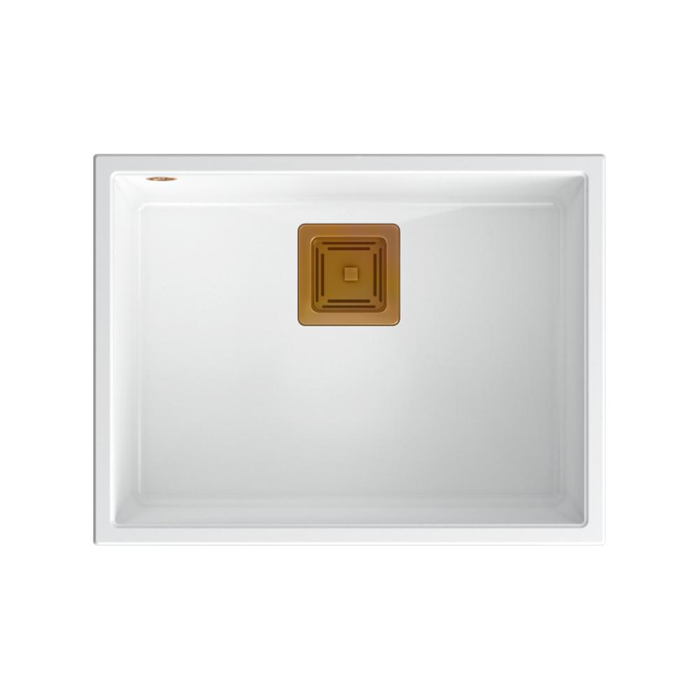 гранитная мойка DAVID 50 White