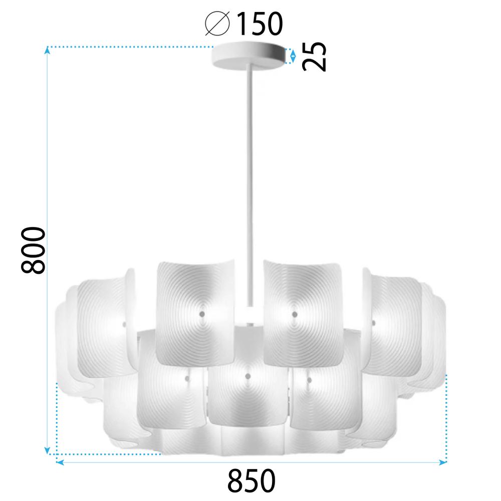 Hängelampe LED APP1671-1CP White