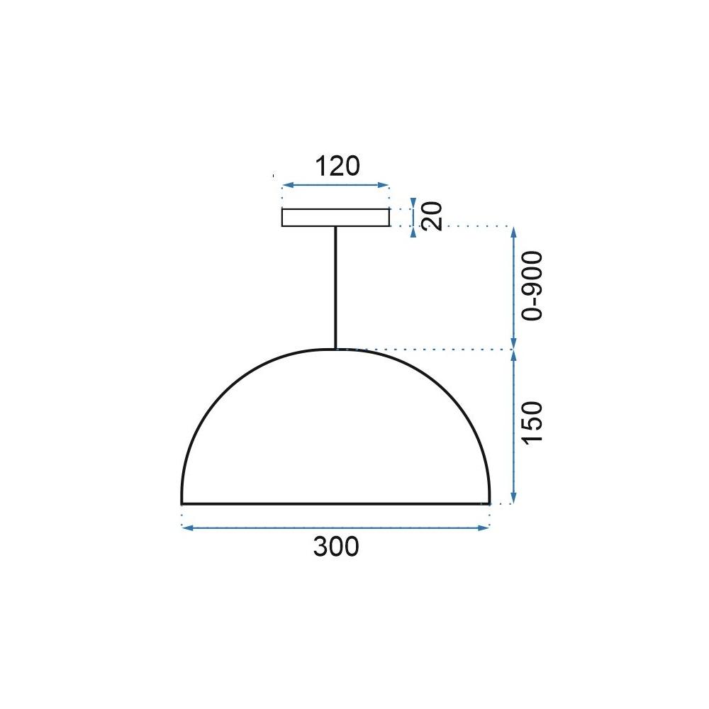 Hängelampe Mesa 180976