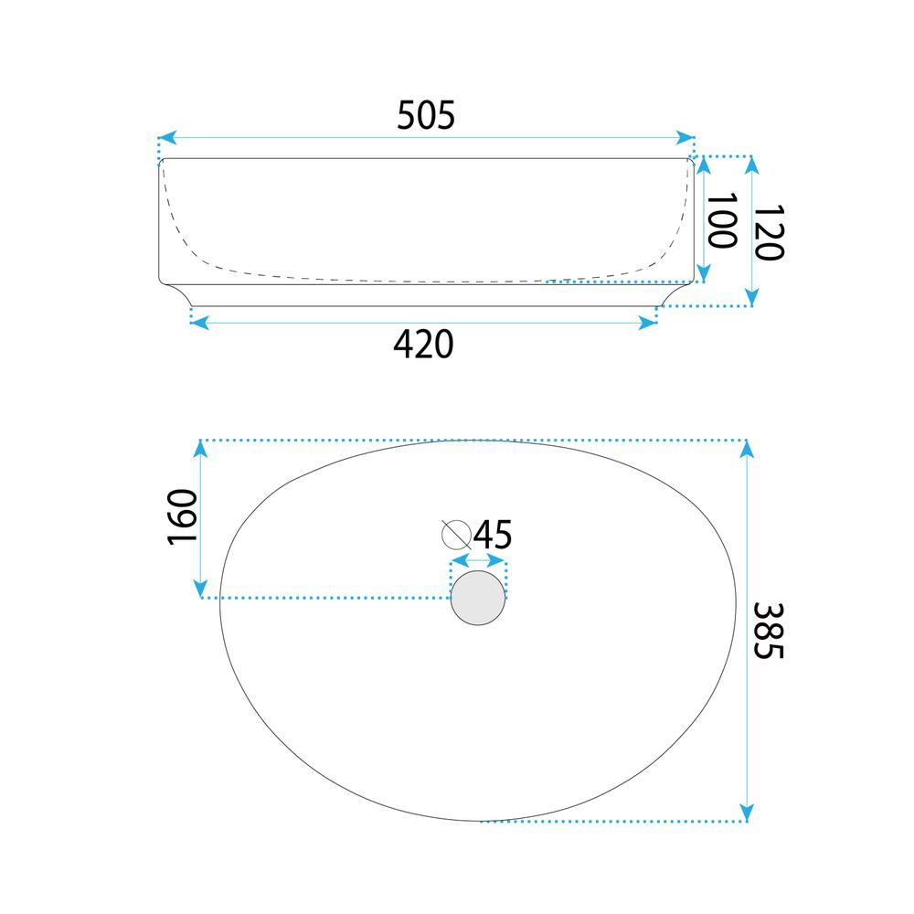 Vasque à poser Rea Joana 50