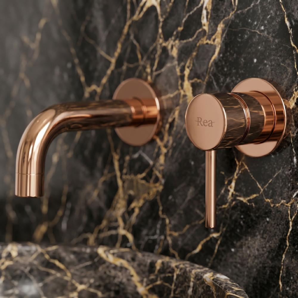 Wall Mounted faucet Rea Lungo Copper + BOX