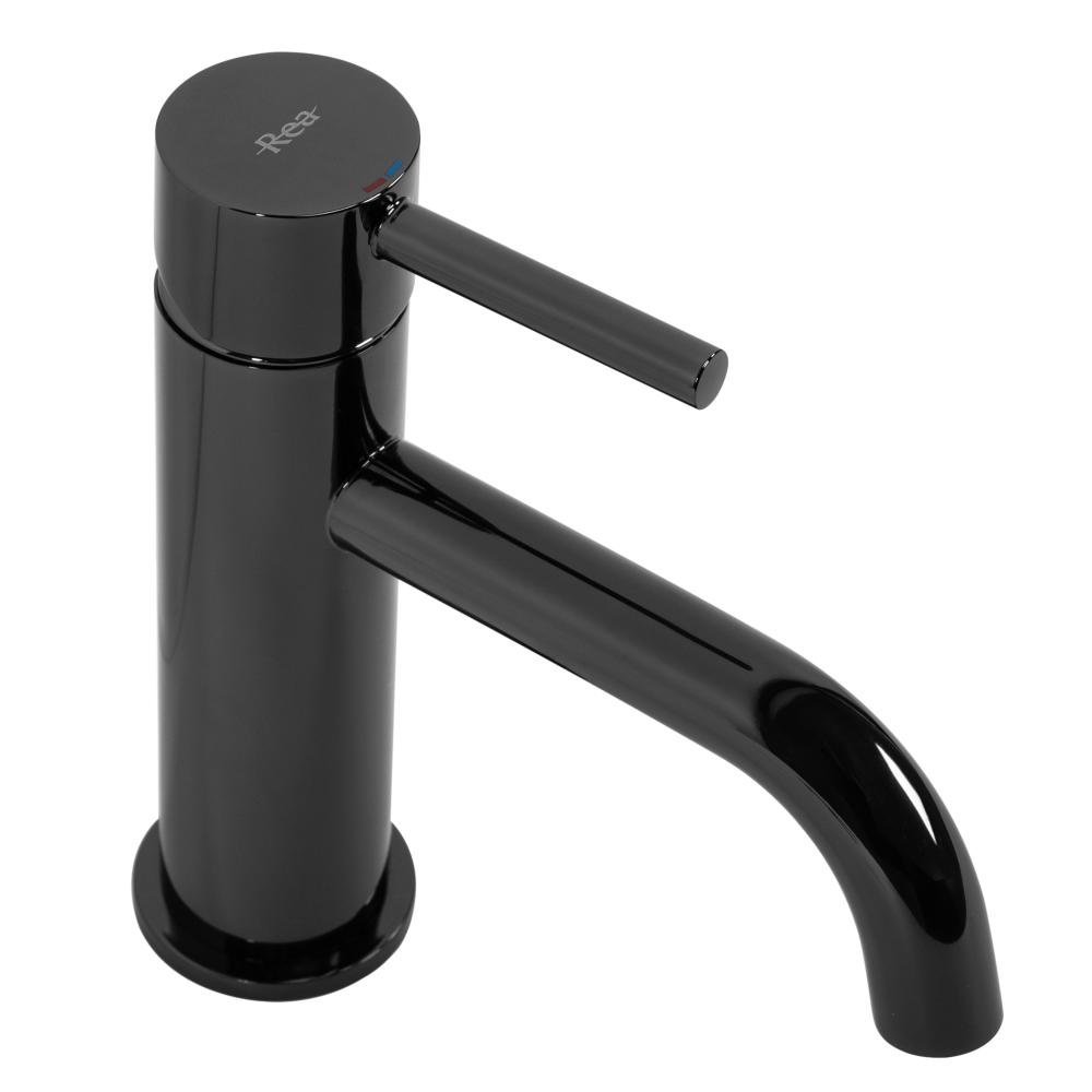 Смесител за мивка Rea Lungo BLACK metallic Low