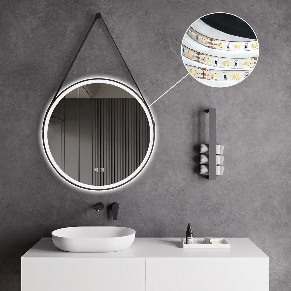 Scáthán Bhabhta LED Crochta ar Stráip 70 cm 104