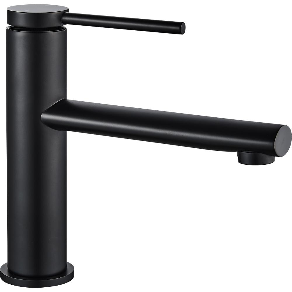 Torneira para lavatório REA OVAL preta baixa