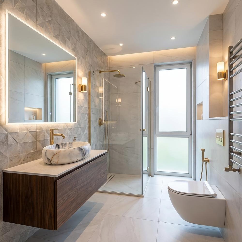 Lavoar de top blat Rea Linda Granit Mat