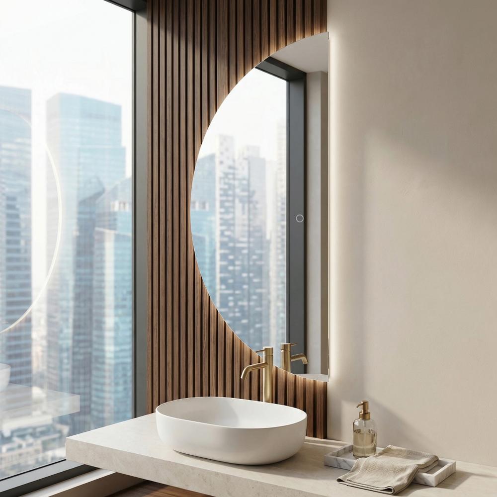 Lustro ścienne LED 120x60cm MOON