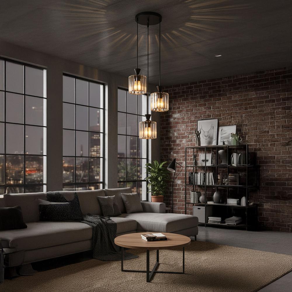 Hängelampe EBT025-3CP BLACK