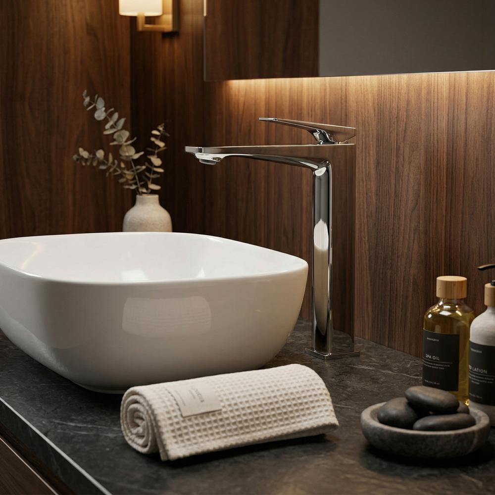 Βρύση νιπτήρα REA Prime Chrome High