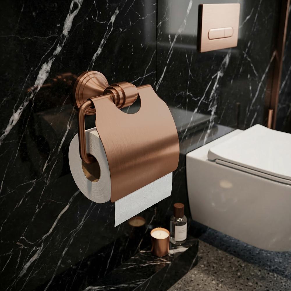 Uchwyt na papier toaletowy 16101 Aristo Miedź szczotkowana