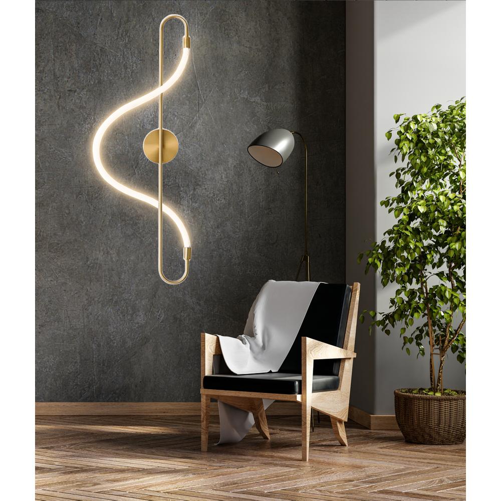 Lampe LED APP858-W Long Gold