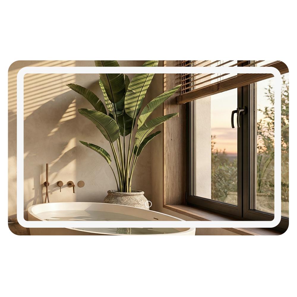 Lustro ścienne LED 100x60cm EDIT