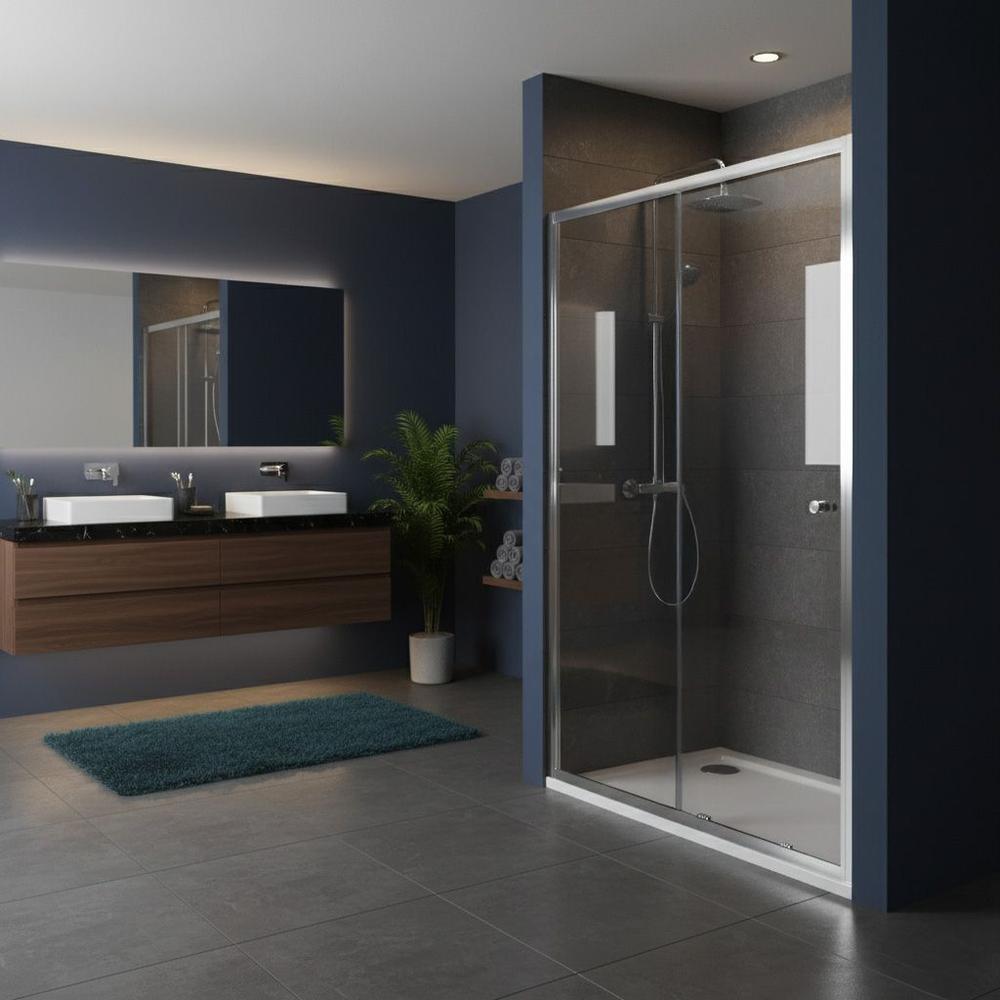 Shower door Rea Primo Slide 110 Chrome