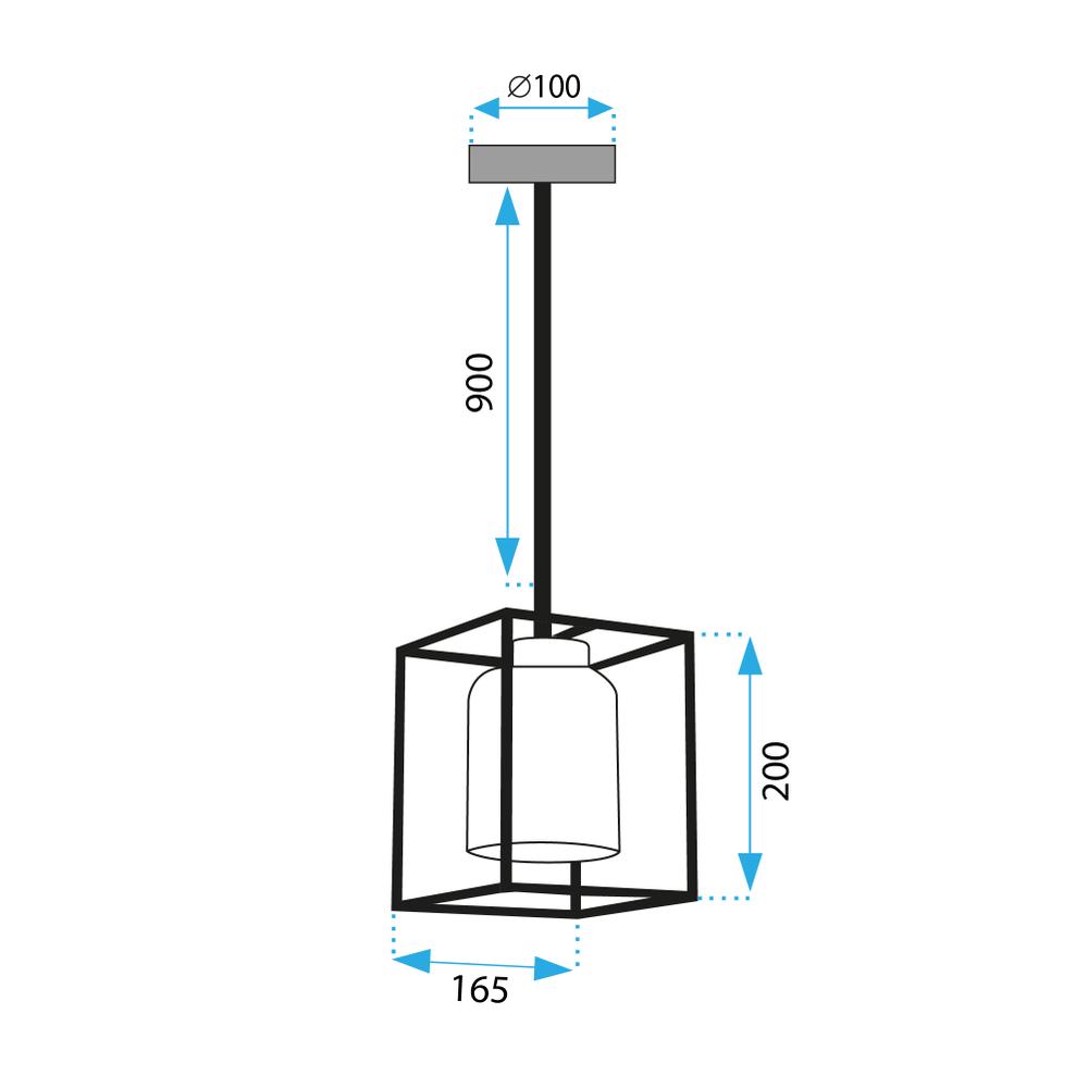 Deckenlampe  APP1265-CP