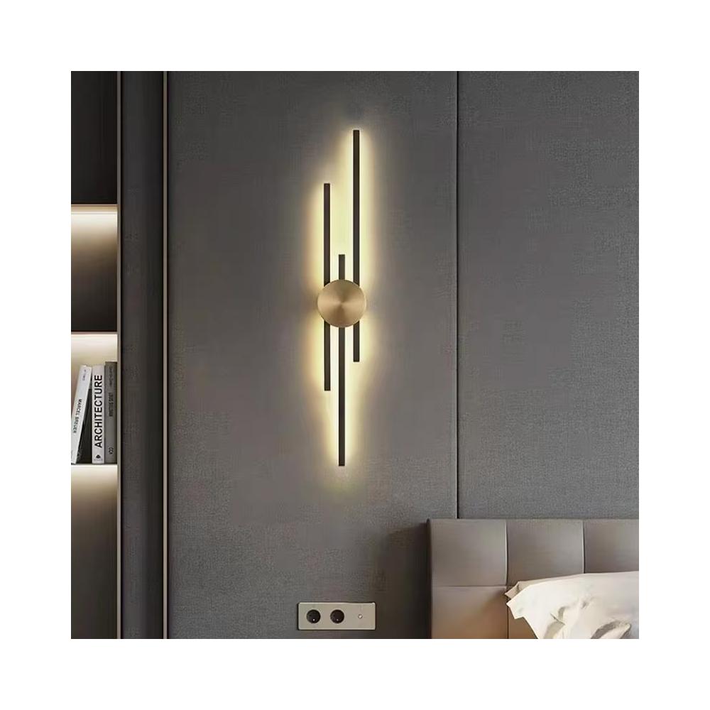Wandlampe LED APP1437-W BLACK GOLD