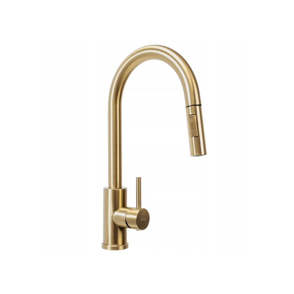 Kuhinjska slavina Rea Fresh Touch Brush Gold