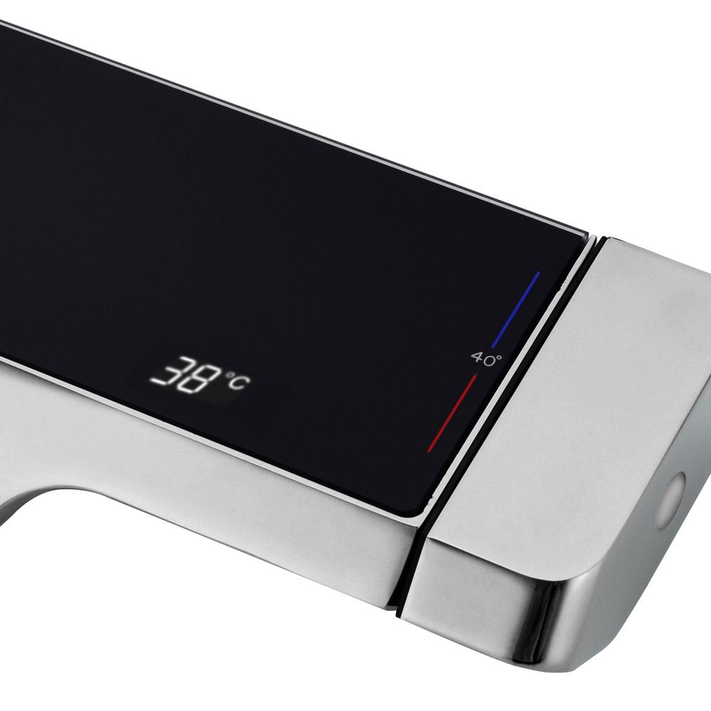 Sprchový set s termostatem REA ROB Nickiel Brush INOX