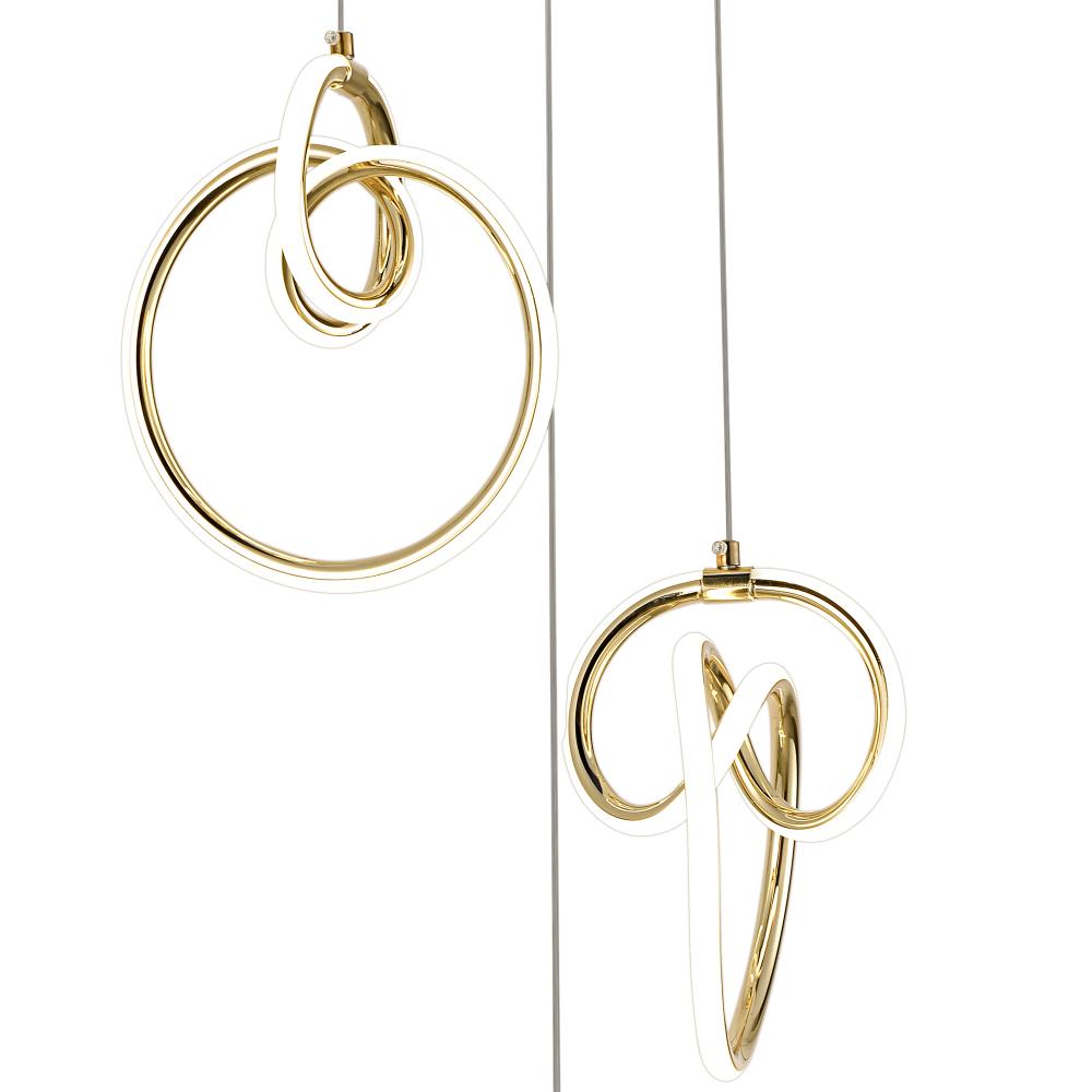 LED-Hängeleuchte G072-3CPR Gold