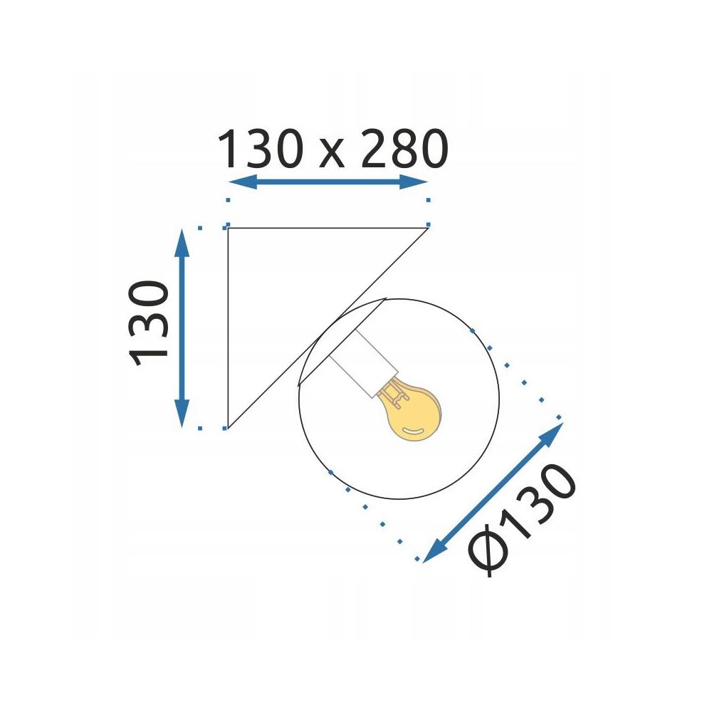 Wandlampe APP1228-2W Chrom
