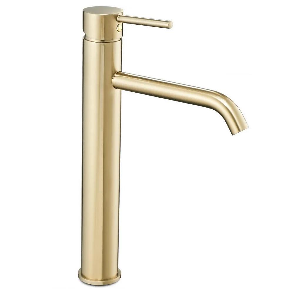 Bathroom faucet Rea Lungo L.Gold High