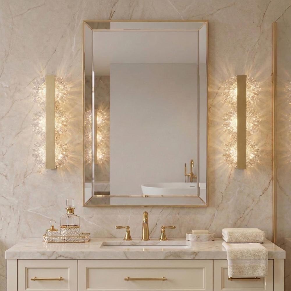 KINKIET ŚCIENNY LED G149-3W GOLD ZŁOTY SZCZOTKOWANY