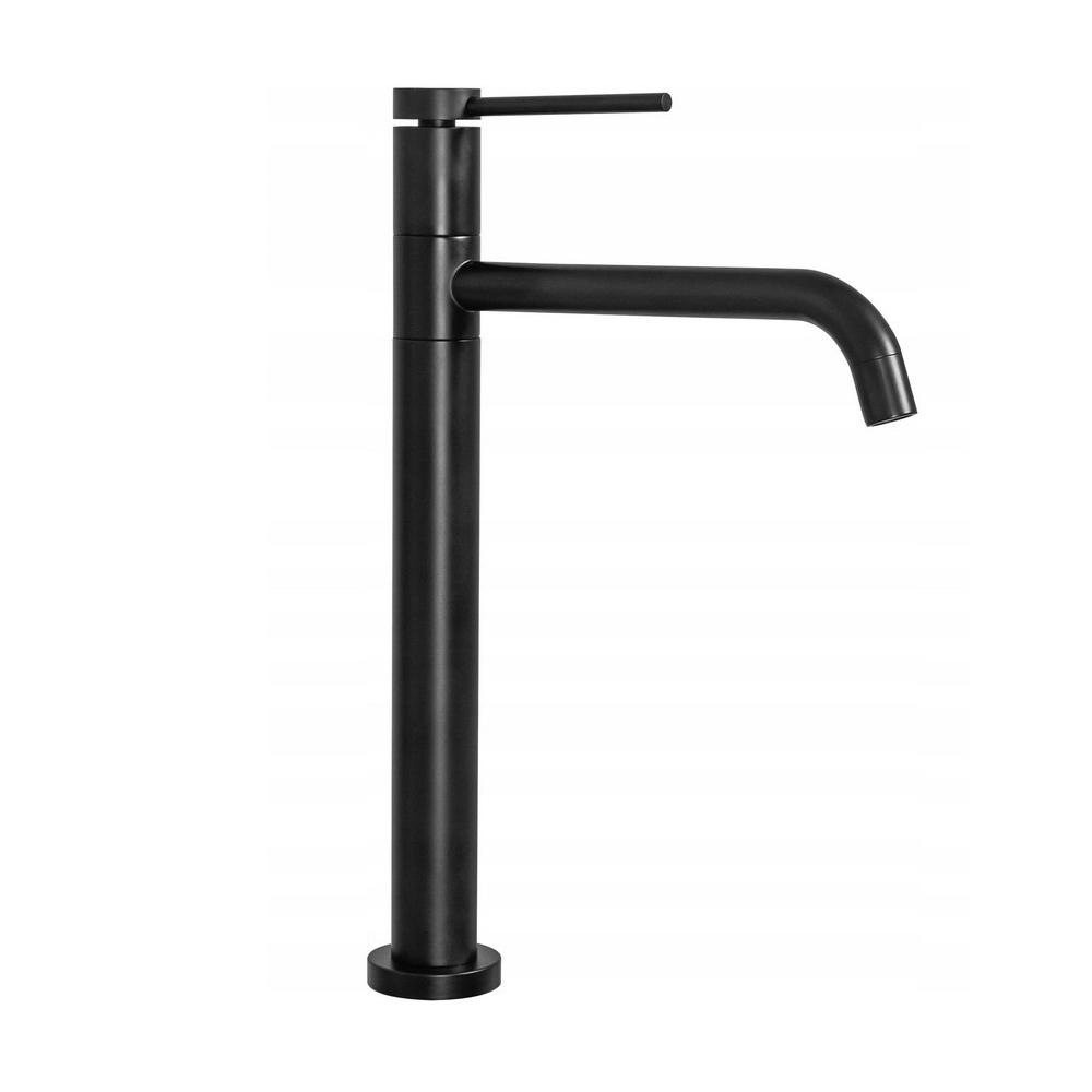Bathroom faucet REA Lugano Slim Black High