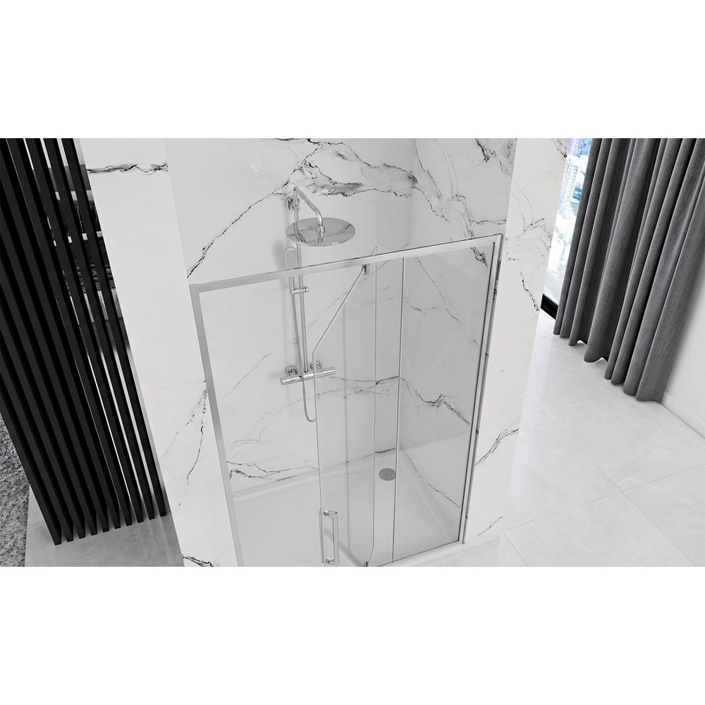 REA Rapid Swing Chrome 120 saranoitu suihkuovi