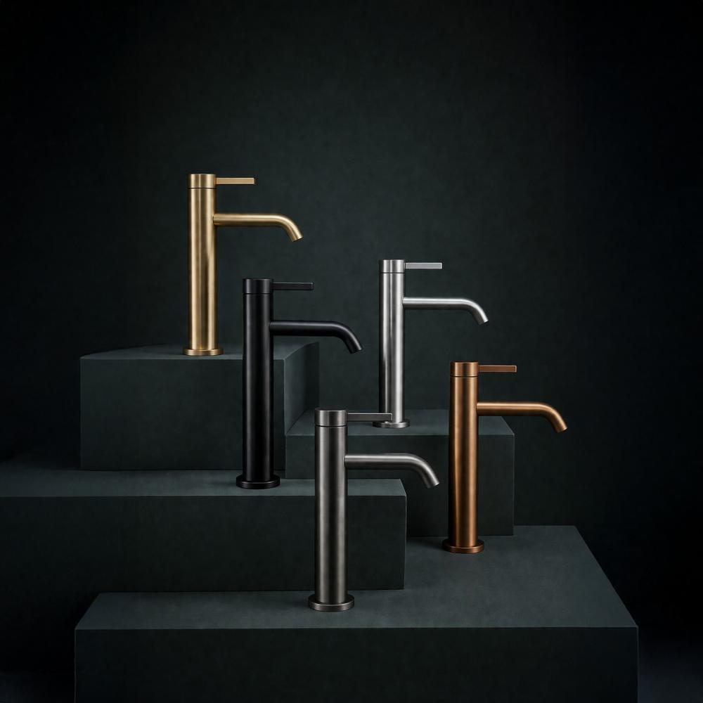 Bathroom faucet Rea Rivo Brush Nickel