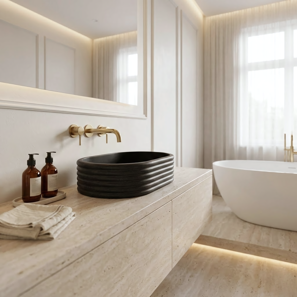 Countertop Basin Rea Nicoletta Black