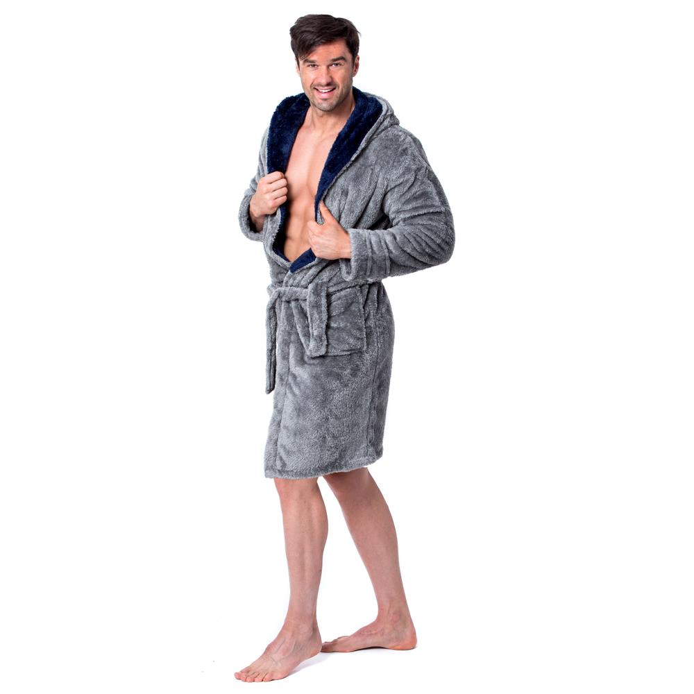 Szlafrok męski Jordan Grey Navy M